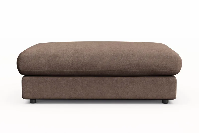 Arken Lyx Suorakulmainen Rahi Kankaasta - Ruskea - Huonekalut - Tuoli & nojatuoli - Jakkara & jalkarahi - Rahi