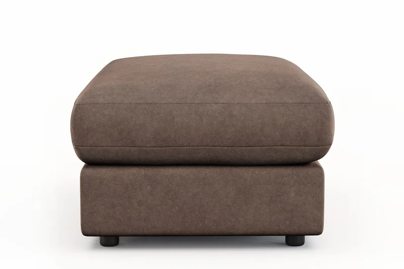 Arken Lyx Suorakulmainen Rahi Kankaasta - Ruskea - Huonekalut - Tuoli & nojatuoli - Jakkara & jalkarahi - Rahi