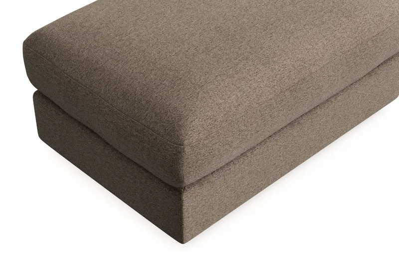 Arken Lyx Suorakulmainen Rahi Kankaasta - Ruskea - Huonekalut - Tuoli & nojatuoli - Jakkara & jalkarahi - Rahi