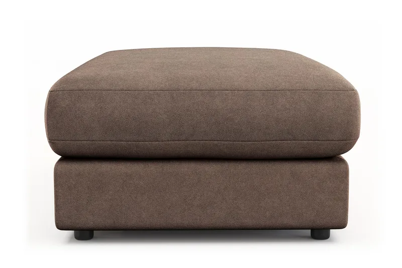 Arken Lyx Suorakulmainen Rahi Kankaasta - Ruskea - Huonekalut - Tuoli & nojatuoli - Jakkara & jalkarahi - Rahi