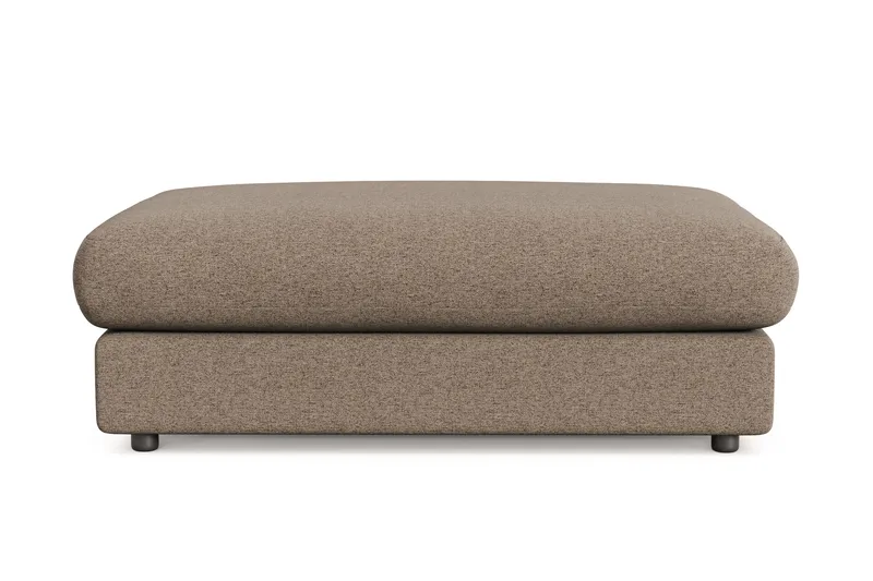 Arken Lyx Suorakulmainen Rahi Kankaasta - Ruskea - Huonekalut - Tuoli & nojatuoli - Jakkara & jalkarahi - Rahi