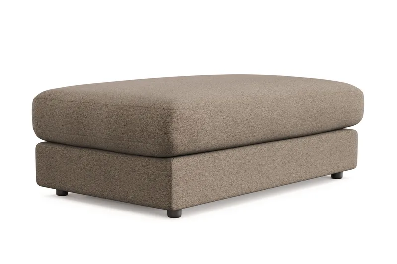 Arken Lyx Suorakulmainen Rahi Kankaasta - Ruskea - Huonekalut - Tuoli & nojatuoli - Jakkara & jalkarahi - Rahi