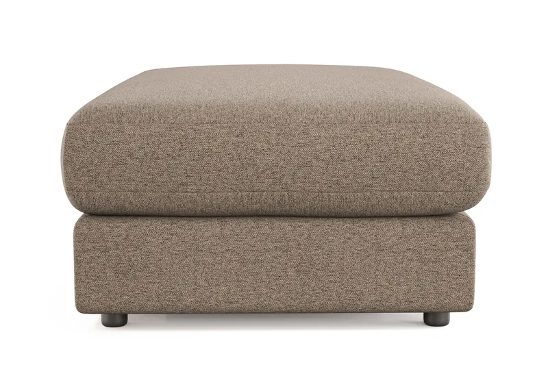 Arken Lyx Suorakulmainen Rahi Kankaasta - Ruskea - Huonekalut - Tuoli & nojatuoli - Jakkara & jalkarahi - Rahi