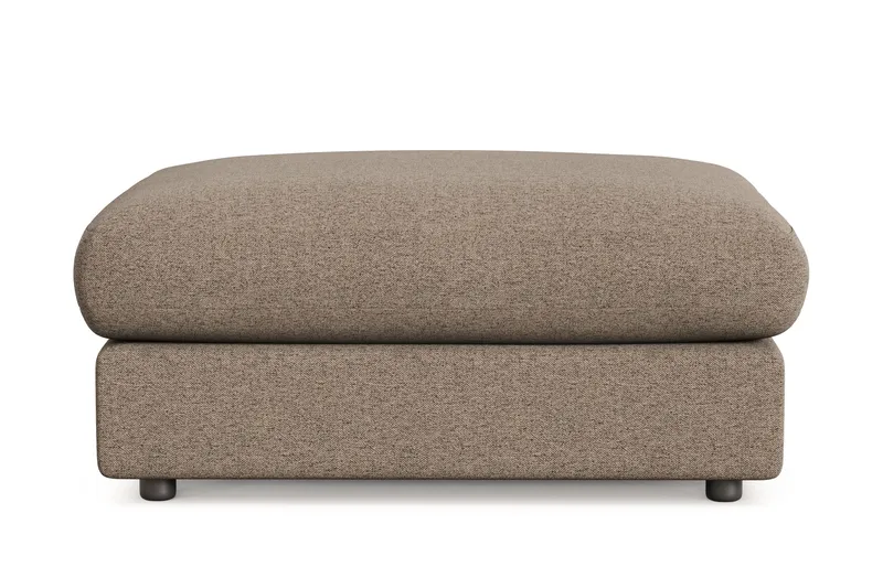 Arken Lyx Suorakulmainen Rahi Kankaasta - Ruskea - Huonekalut - Tuoli & nojatuoli - Jakkara & jalkarahi - Rahi