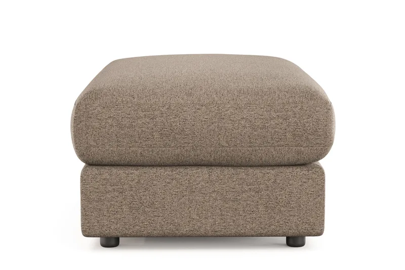 Arken Lyx Suorakulmainen Rahi Kankaasta - Ruskea - Huonekalut - Tuoli & nojatuoli - Jakkara & jalkarahi - Rahi