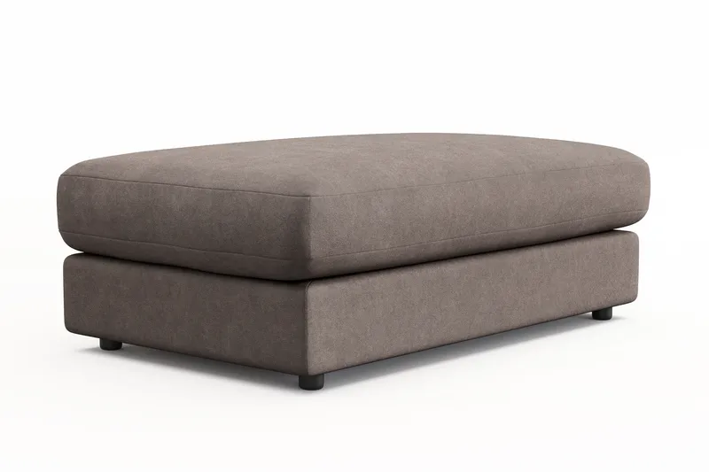 Arken Lyx Suorakulmainen Rahi Kankaasta - Ruskea - Huonekalut - Tuoli & nojatuoli - Jakkara & jalkarahi - Rahi