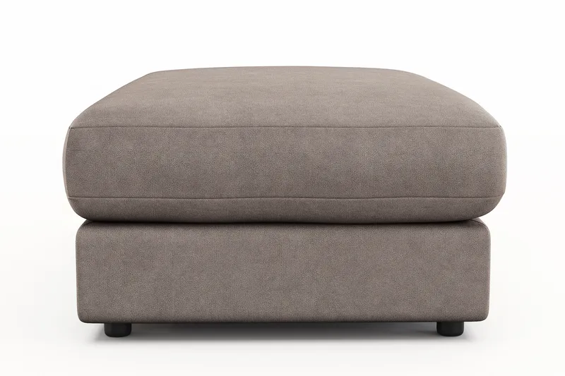 Arken Lyx Suorakulmainen Rahi Kankaasta - Ruskea - Huonekalut - Tuoli & nojatuoli - Jakkara & jalkarahi - Rahi