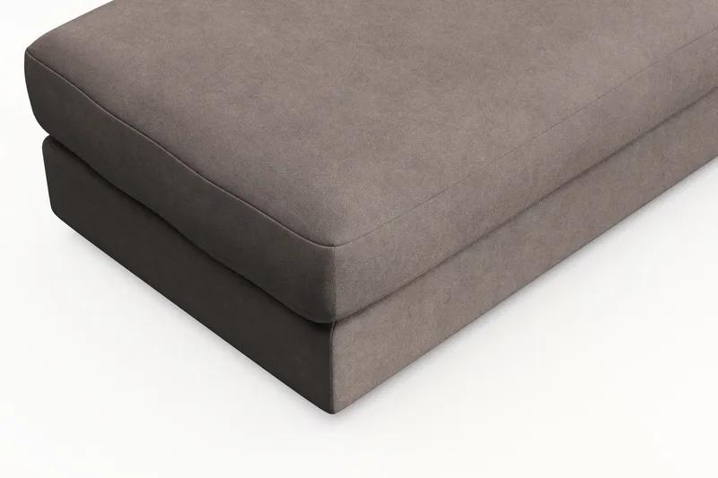 Arken Lyx Suorakulmainen Rahi Kankaasta - Ruskea - Huonekalut - Tuoli & nojatuoli - Jakkara & jalkarahi - Rahi