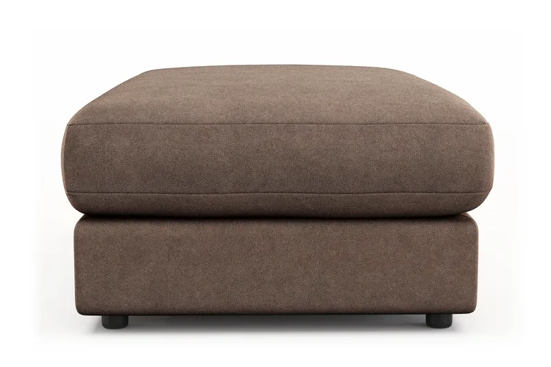 Arken Lyx Suorakulmainen Rahi Kankaasta - Ruskea - Huonekalut - Tuoli & nojatuoli - Jakkara & jalkarahi - Rahi