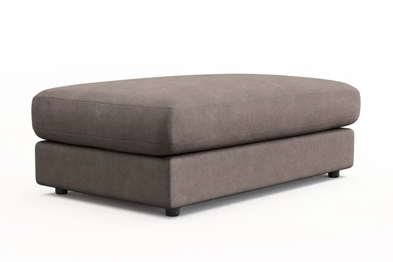 Arken Lyx Suorakulmainen Rahi Kankaasta - Ruskea - Huonekalut - Tuoli & nojatuoli - Jakkara & jalkarahi - Rahi