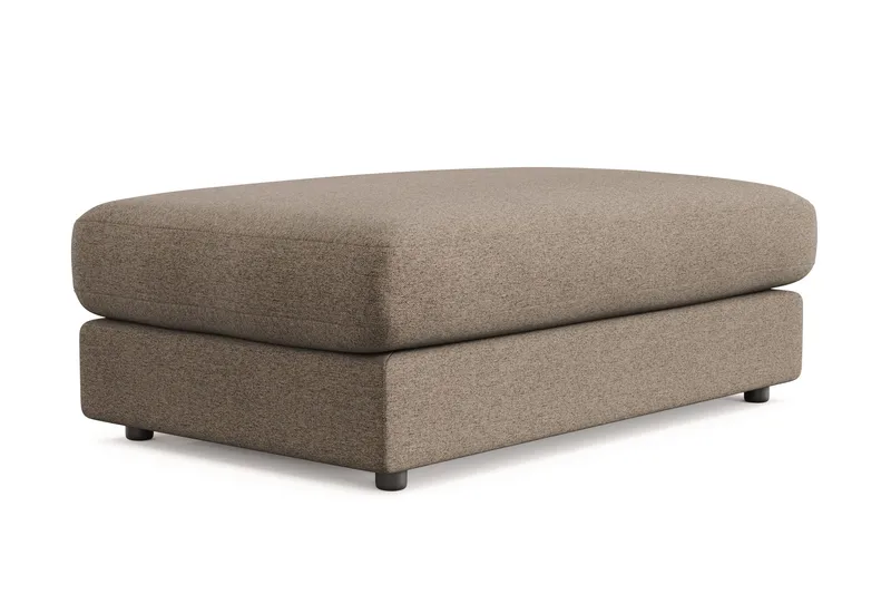 Arken Lyx Suorakulmainen Rahi Kankaasta - Ruskea - Huonekalut - Tuoli & nojatuoli - Jakkara & jalkarahi - Rahi