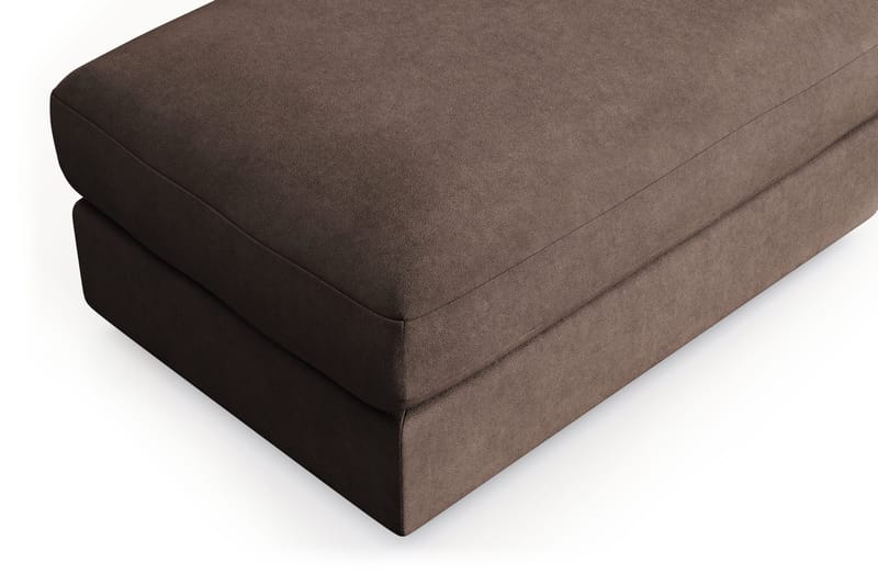Arken Lyx Suorakulmainen Rahi Kankaasta - Ruskea - Huonekalut - Tuoli & nojatuoli - Jakkara & jalkarahi - Rahi