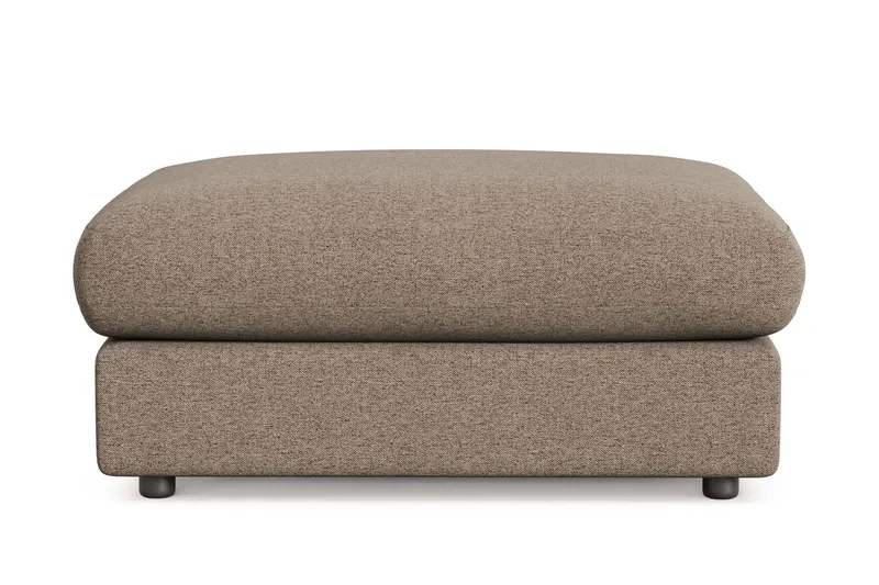 Arken Lyx Suorakulmainen Rahi Kankaasta - Ruskea - Huonekalut - Tuoli & nojatuoli - Jakkara & jalkarahi - Rahi