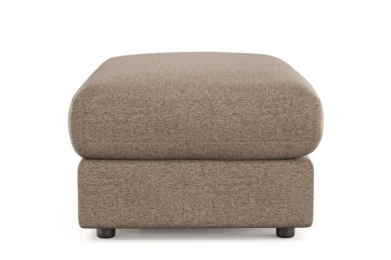 Arken Lyx Suorakulmainen Rahi Kankaasta - Ruskea - Huonekalut - Tuoli & nojatuoli - Jakkara & jalkarahi - Rahi