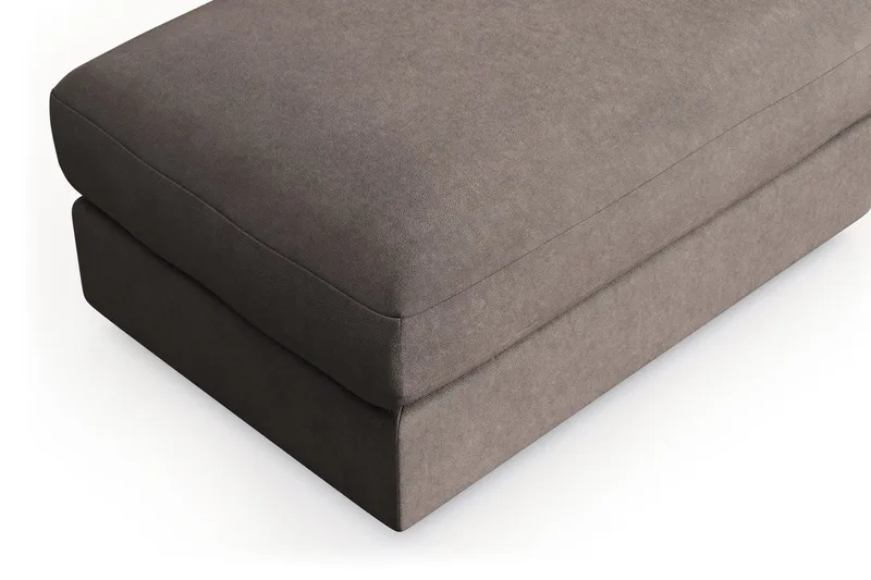 Arken Lyx Suorakulmainen Rahi Kankaasta - Ruskea - Huonekalut - Tuoli & nojatuoli - Jakkara & jalkarahi - Rahi