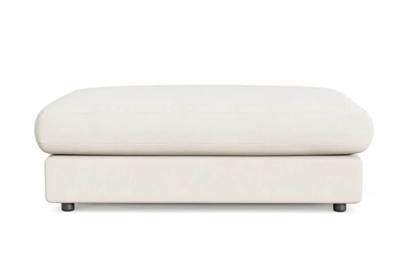 Arken Lyx Suorakulmainen Rahi Kankaasta - Vaalea beige - Huonekalut - Tuoli & nojatuoli - Jakkara & jalkarahi - Rahi