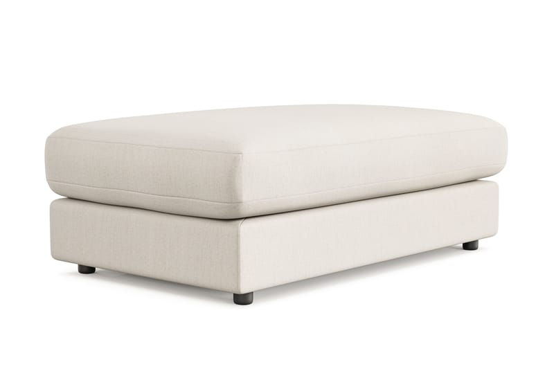 Arken Lyx Suorakulmainen Rahi Kankaasta - Vaalea beige - Huonekalut - Tuoli & nojatuoli - Jakkara & jalkarahi - Rahi