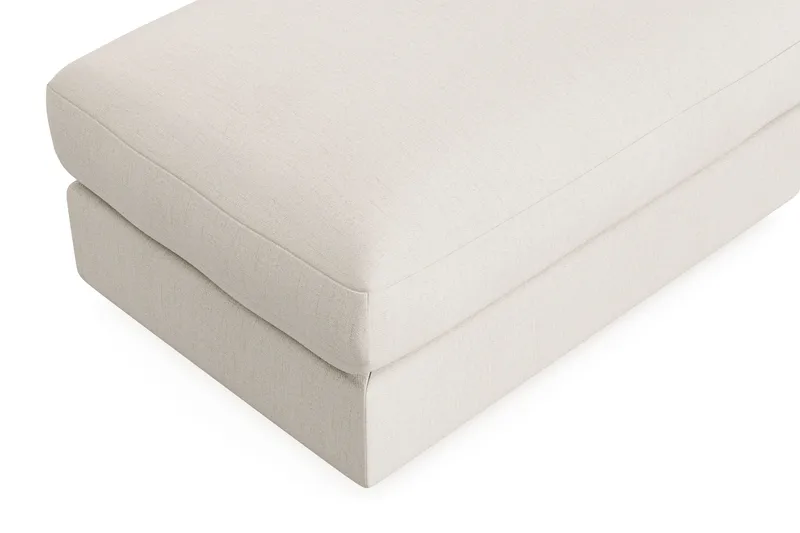 Arken Lyx Suorakulmainen Rahi Kankaasta - Vaalea beige - Huonekalut - Tuoli & nojatuoli - Jakkara & jalkarahi - Rahi