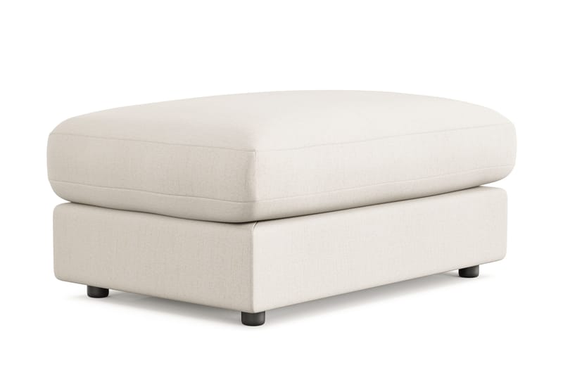 Arken Lyx Suorakulmainen Rahi Kankaasta - Vaalea beige - Huonekalut - Tuoli & nojatuoli - Jakkara & jalkarahi - Rahi