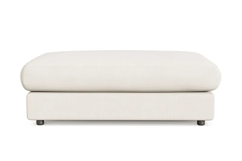 Arken Lyx Suorakulmainen Rahi Kankaasta - Vaalea beige - Huonekalut - Tuoli & nojatuoli - Jakkara & jalkarahi - Rahi