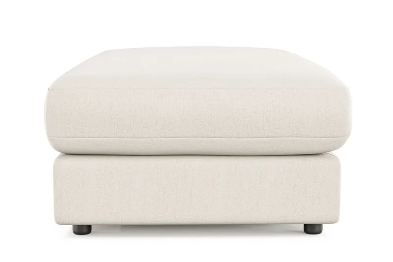 Arken Lyx Suorakulmainen Rahi Kankaasta - Vaalea beige - Huonekalut - Tuoli & nojatuoli - Jakkara & jalkarahi - Rahi