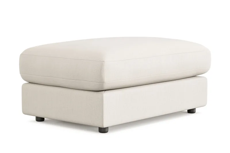 Arken Lyx Suorakulmainen Rahi Kankaasta - Vaalea beige - Huonekalut - Tuoli & nojatuoli - Jakkara & jalkarahi - Rahi