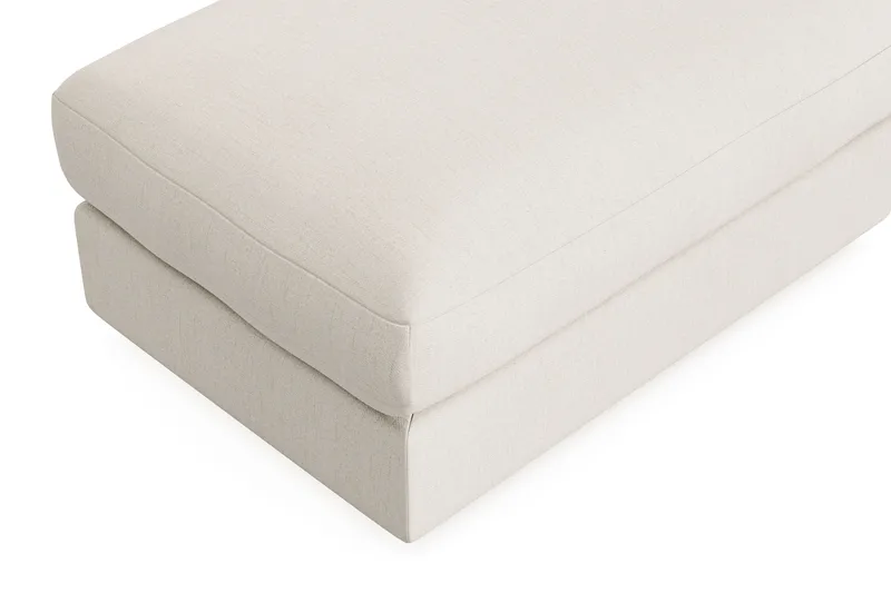 Arken Lyx Suorakulmainen Rahi Kankaasta - Vaalea beige - Huonekalut - Tuoli & nojatuoli - Jakkara & jalkarahi - Rahi