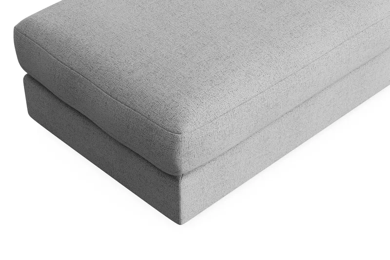 Arken Lyx Suorakulmainen Rahi Kankaasta - Vaaleanharmaa - Huonekalut - Tuoli & nojatuoli - Jakkara & jalkarahi - Rahi