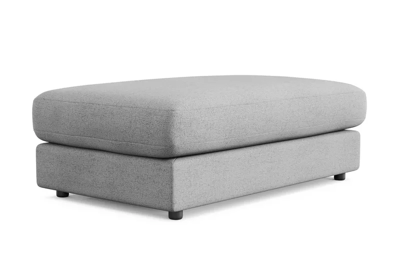 Arken Lyx Suorakulmainen Rahi Kankaasta - Vaaleanharmaa - Huonekalut - Tuoli & nojatuoli - Jakkara & jalkarahi - Rahi