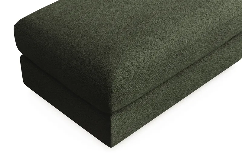 Arken Lyx Suorakulmainen Rahi Kankaasta - Vihreä - Huonekalut - Tuoli & nojatuoli - Jakkara & jalkarahi - Rahi