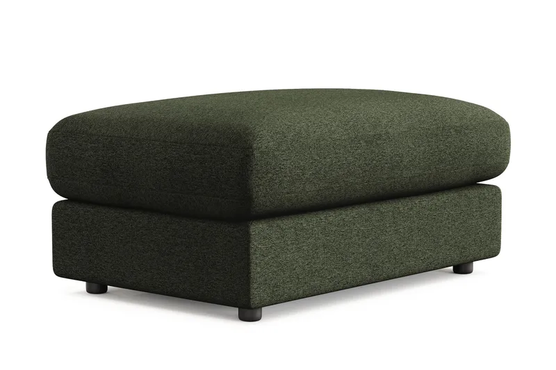 Arken Lyx Suorakulmainen Rahi Kankaasta - Vihreä - Huonekalut - Tuoli & nojatuoli - Jakkara & jalkarahi - Rahi