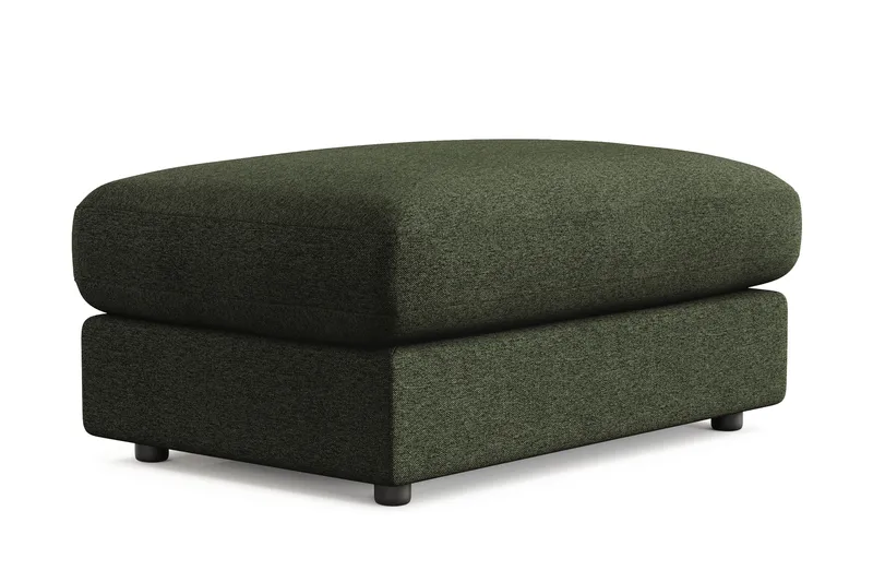 Arken Lyx Suorakulmainen Rahi Kankaasta - Vihreä - Huonekalut - Tuoli & nojatuoli - Jakkara & jalkarahi - Rahi