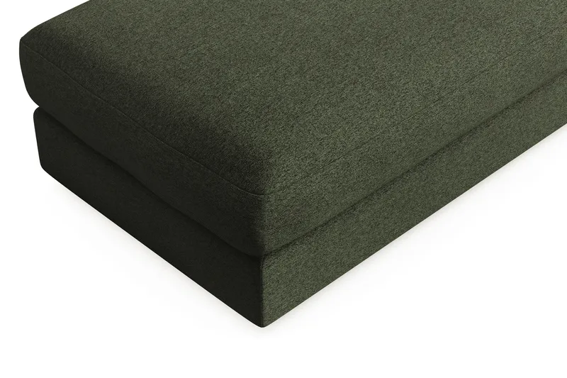 Arken Lyx Suorakulmainen Rahi Kankaasta - Vihreä - Huonekalut - Tuoli & nojatuoli - Jakkara & jalkarahi - Rahi