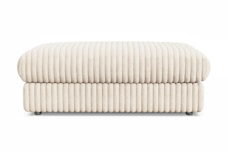 Arken Lyx Suorakulmainen Rahi Manchester - Beige - Huonekalut - Tuoli & nojatuoli - Jakkara & jalkarahi - Rahi