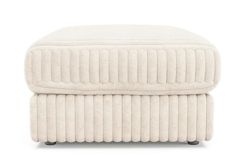 Arken Lyx Suorakulmainen Rahi Manchester - Beige - Huonekalut - Tuoli & nojatuoli - Jakkara & jalkarahi - Rahi