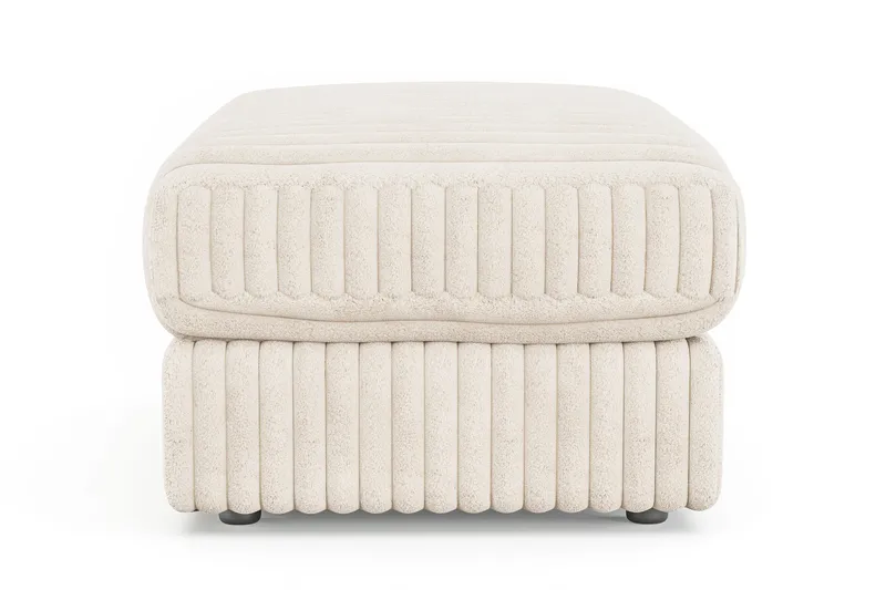 Arken Lyx Suorakulmainen Rahi Manchester - Beige - Huonekalut - Tuoli & nojatuoli - Jakkara & jalkarahi - Rahi