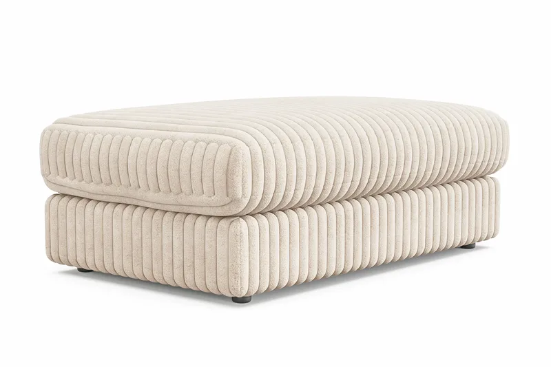 Arken Lyx Suorakulmainen Rahi Manchester - Beige - Huonekalut - Tuoli & nojatuoli - Jakkara & jalkarahi - Rahi