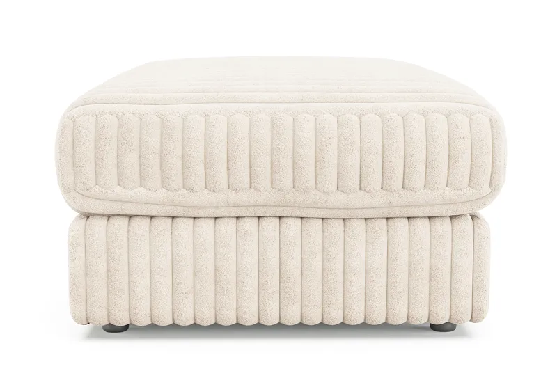 Arken Lyx Suorakulmainen Rahi Manchester - Beige - Huonekalut - Tuoli & nojatuoli - Jakkara & jalkarahi - Rahi