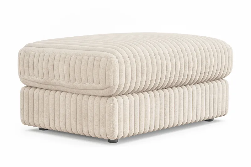 Arken Lyx Suorakulmainen Rahi Manchester - Beige - Huonekalut - Tuoli & nojatuoli - Jakkara & jalkarahi - Rahi