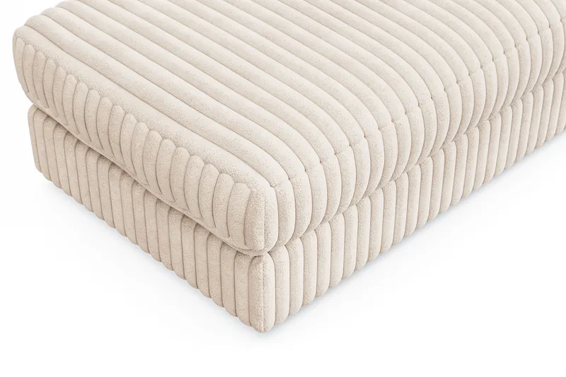 Arken Lyx Suorakulmainen Rahi Manchester - Beige - Huonekalut - Tuoli & nojatuoli - Jakkara & jalkarahi - Rahi