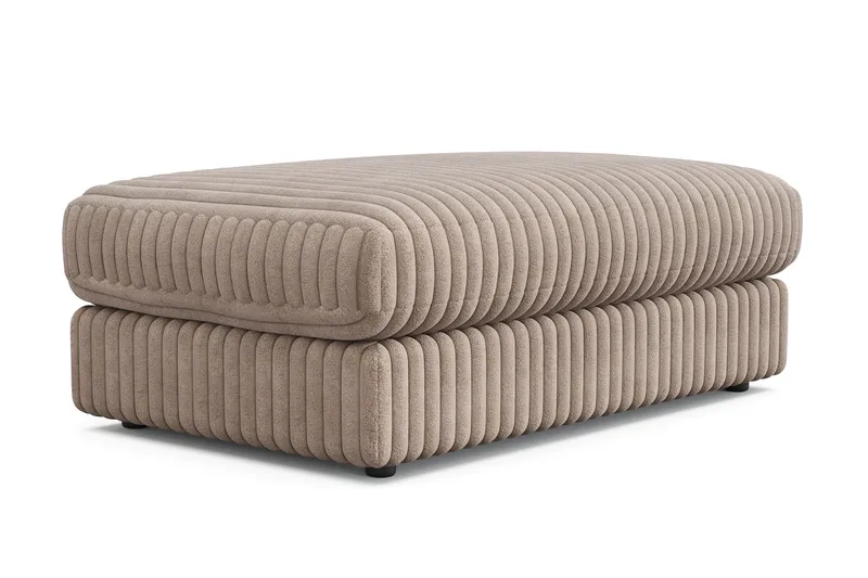 Arken Lyx Suorakulmainen Rahi Manchester - Greige - Huonekalut - Tuoli & nojatuoli - Jakkara & jalkarahi - Rahi