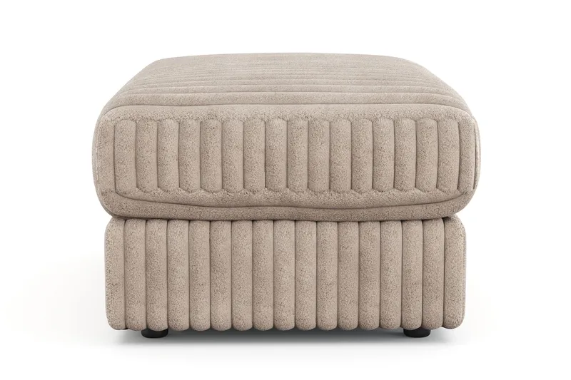 Arken Lyx Suorakulmainen Rahi Manchester - Greige - Huonekalut - Tuoli & nojatuoli - Jakkara & jalkarahi - Rahi