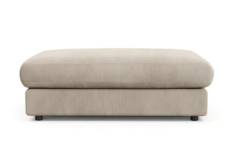 Arken Lyx Suorakulmainen Rahi Manchester - Greige - Huonekalut - Tuoli & nojatuoli - Jakkara & jalkarahi - Rahi