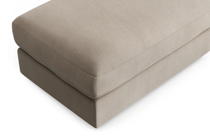 Arken Lyx Suorakulmainen Rahi Manchester - Greige - Huonekalut - Tuoli & nojatuoli - Jakkara & jalkarahi - Rahi