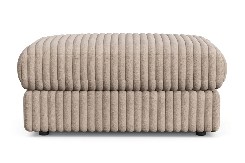 Arken Lyx Suorakulmainen Rahi Manchester - Greige - Huonekalut - Tuoli & nojatuoli - Jakkara & jalkarahi - Rahi