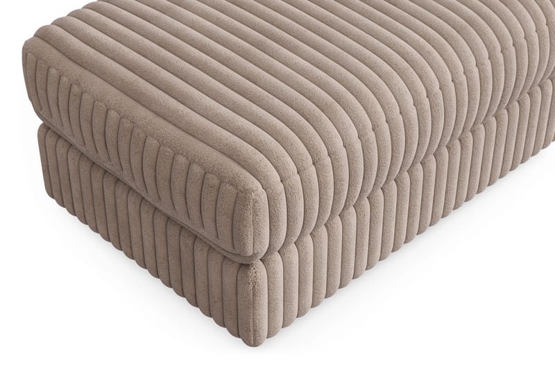 Arken Lyx Suorakulmainen Rahi Manchester - Greige - Huonekalut - Tuoli & nojatuoli - Jakkara & jalkarahi - Rahi