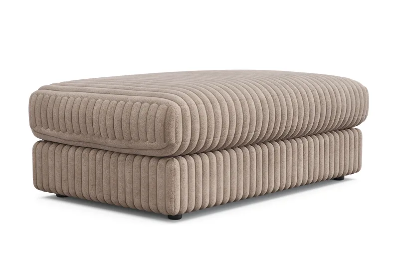 Arken Lyx Suorakulmainen Rahi Manchester - Greige - Huonekalut - Tuoli & nojatuoli - Jakkara & jalkarahi - Rahi