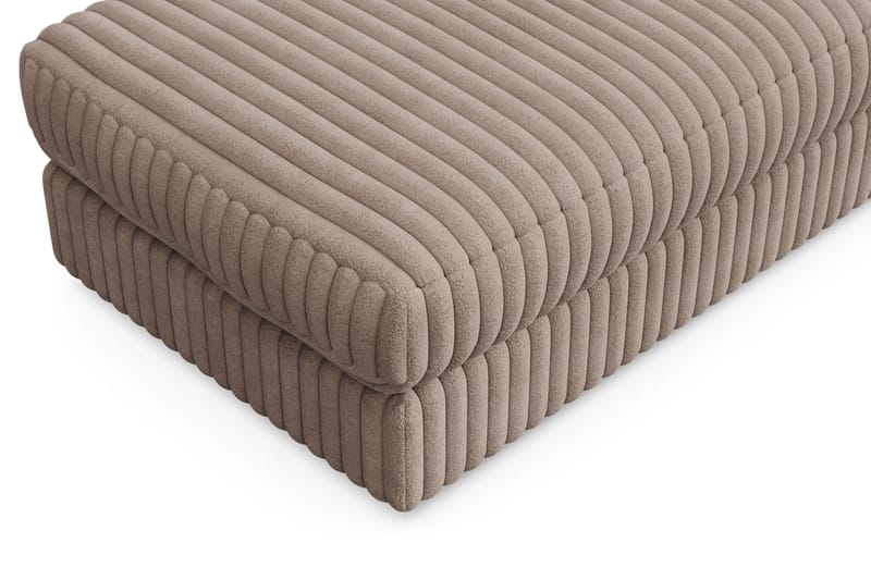 Arken Lyx Suorakulmainen Rahi Manchester - Greige - Huonekalut - Tuoli & nojatuoli - Jakkara & jalkarahi - Rahi