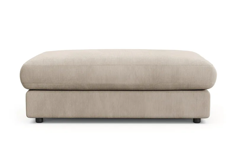 Arken Lyx Suorakulmainen Rahi Manchester - Greige - Huonekalut - Tuoli & nojatuoli - Jakkara & jalkarahi - Rahi