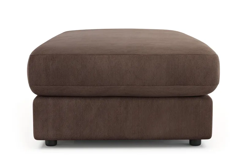 Arken Lyx Suorakulmainen Rahi Manchester - Ruskea - Huonekalut - Tuoli & nojatuoli - Jakkara & jalkarahi - Rahi